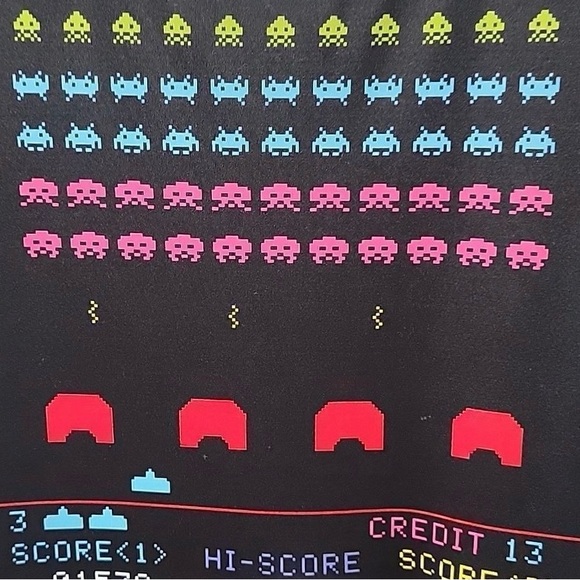 Limited Edition Blackmilk DISCONTINUED Space Invaders Skater Dress. NEW - Picture 4 of 6